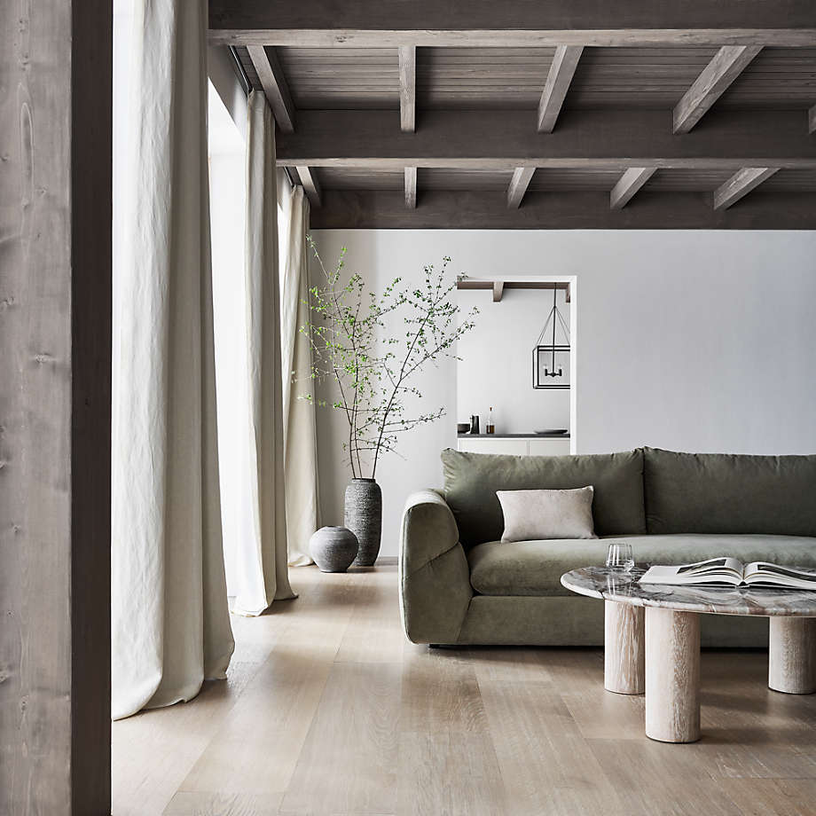 Ruvira Velvet Deep Seat Sofa