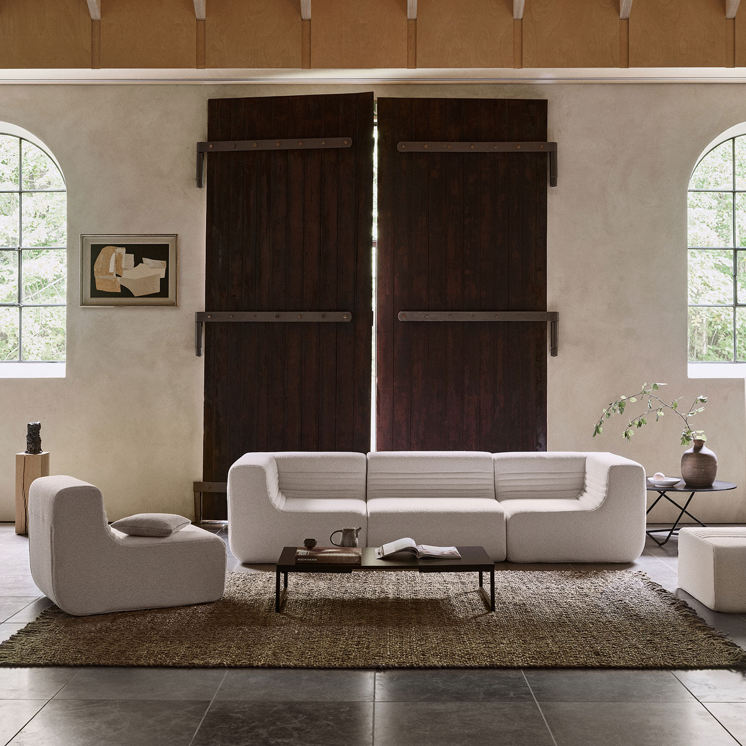 Loveseat Armless Chair by Stine Engelbrechtsen