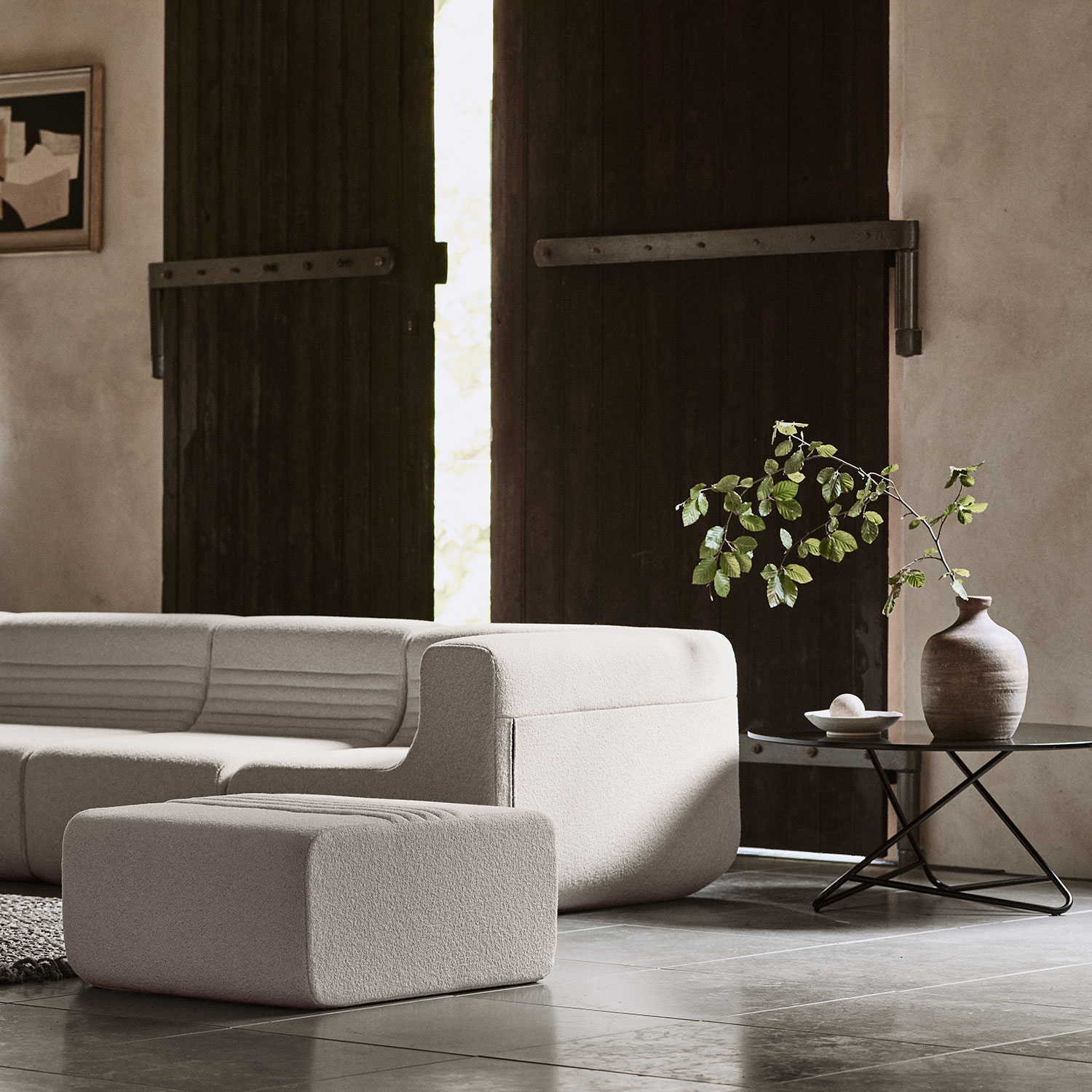 Loveseat Armless Chair by Stine Engelbrechtsen