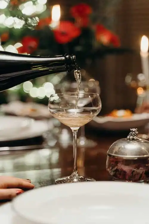 Une coupe de champagne