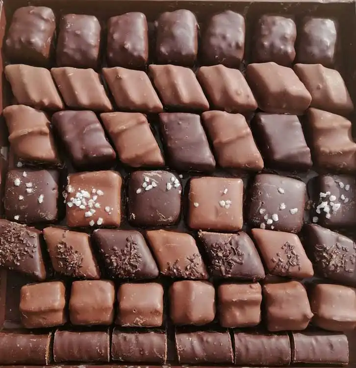 Sachet découverte de chocolat en fonction de la saison environ 50g