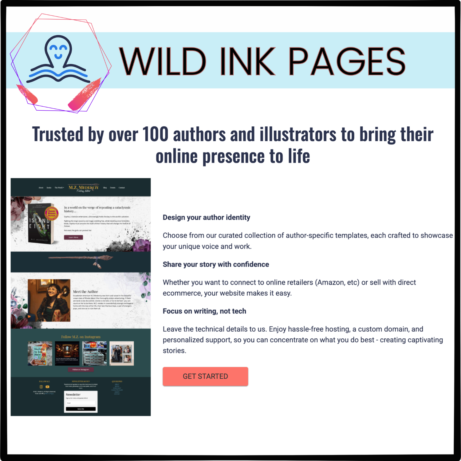Wild Ink Pages: Websites for Authors