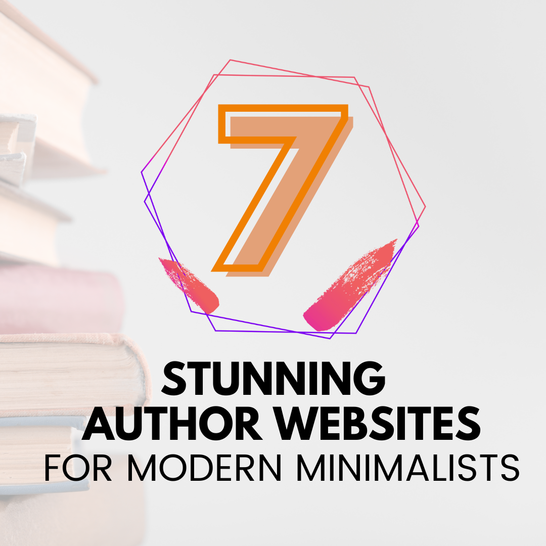 7 Stunning Author Websites for Modern Minimalists