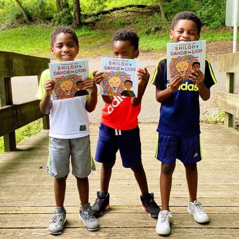 3 Kids on Wood Bridge