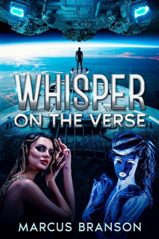 Book cover for Whisper on the Verse: A Space Western Harem