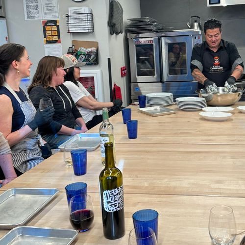 Chef Alberto teaching