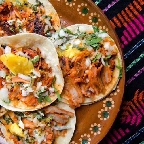 4 Tacos on plate