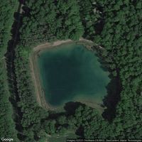 Sasbach, bathing lake Leopoldsinsel