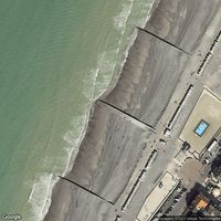 Plage De La Ville De Cayeux Sur Mer