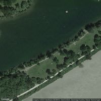 Peracher swimming lake, Perach, Suedufer at Large Oak