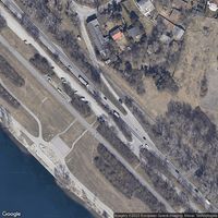 New Danube, Stromab Ostbahnbrücke