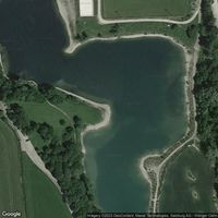 Halfinger bathing lake, Halfing, beach