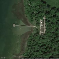 Poenitzer See; Klingberg; bathing establishment