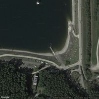 Großer Brombachsee, Pleinfeld, bathing beach Pleinfeld