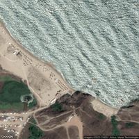 Beach-dumb on the Veleka River