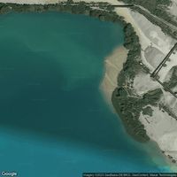 National recreation area Erding Nord, Kronthaler Weiher, Erding, Wasserwacht Steg