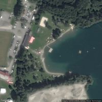 Greifenburg bathing lake, northwest