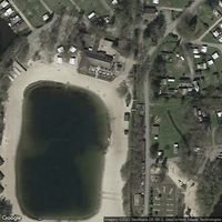 Bathing lake in the Huettee Park - Meissendorf