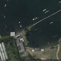 Haarener excavator lake/bathing bay