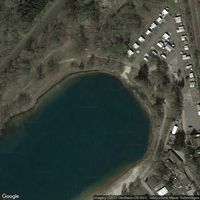 Bathing place at the Silbersee campsite
