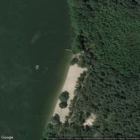 Large garbage -rose lake, garbage rose lido