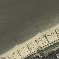 North Sea beach Duhnen - rescue station