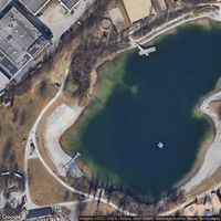 Rossau bathing lake, west