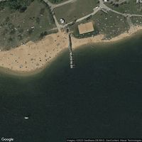 Große Brombachsee, Pleinfeld, Allmannsdorf, swimming beach Allmannsdorf