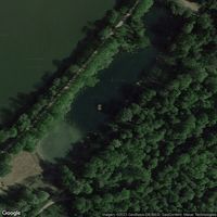 Weisweil, bathing lake on the Rhine