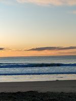 Usually fairly gentle waves