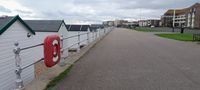 Bexhill promenade, a shared footpath and cycle path.