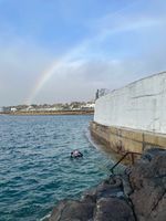 Steps No 3 at high tide 