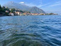 View as you swim to Menaggio