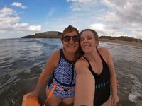 Stay away from the slipway and headland 