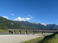 River Rhine border of Switzerland and Lichtenstein