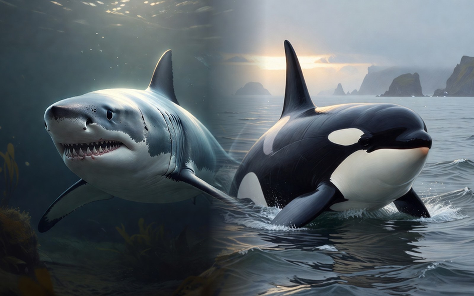 Orca vs Great White Shark: Why Great Whites Flee When Orcas Show Up