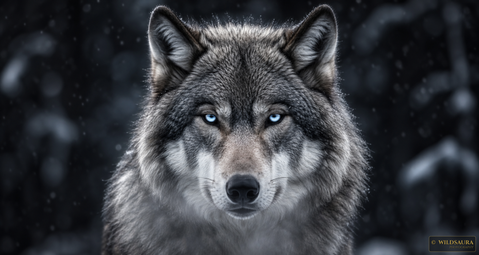 Winter Wolf Portrait