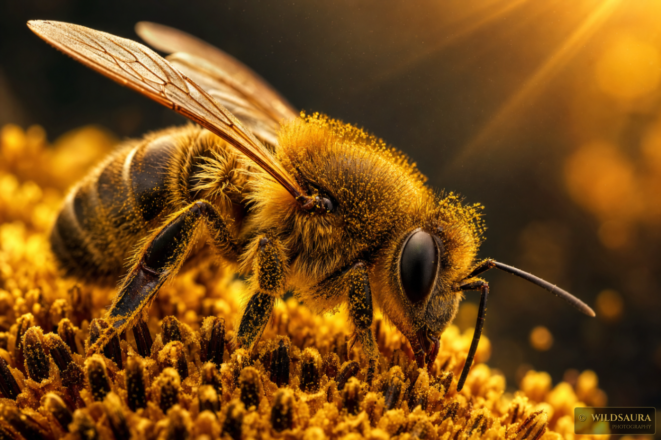 Pollen-Dusted Bee