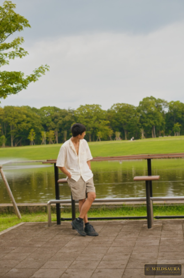 Pensive by the Lake