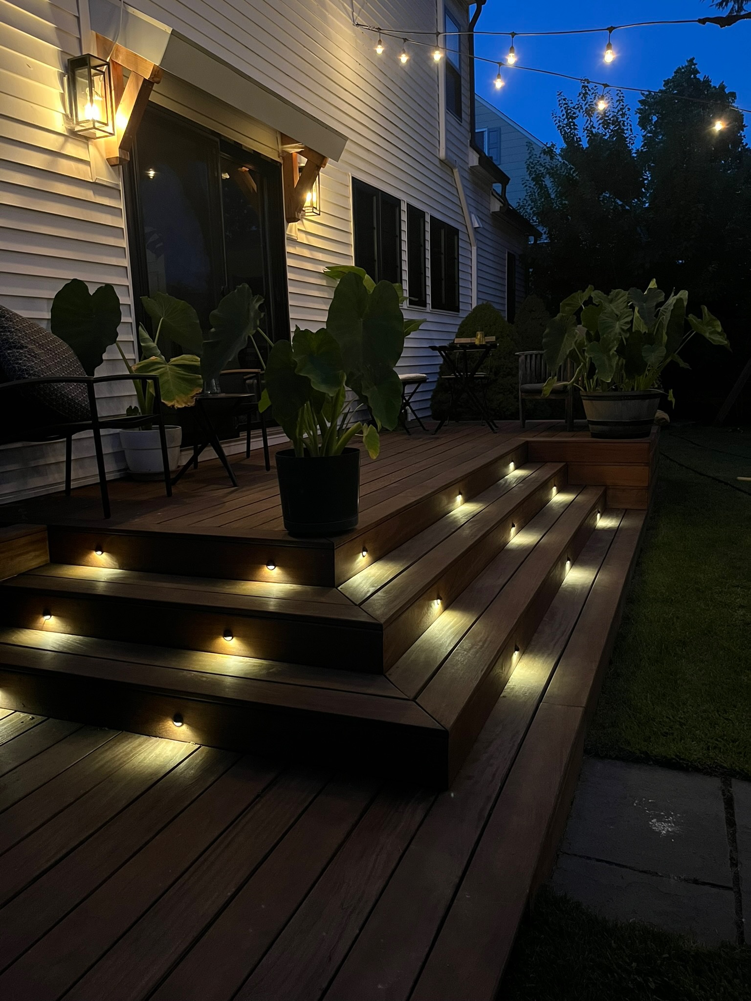 Backyard deck
