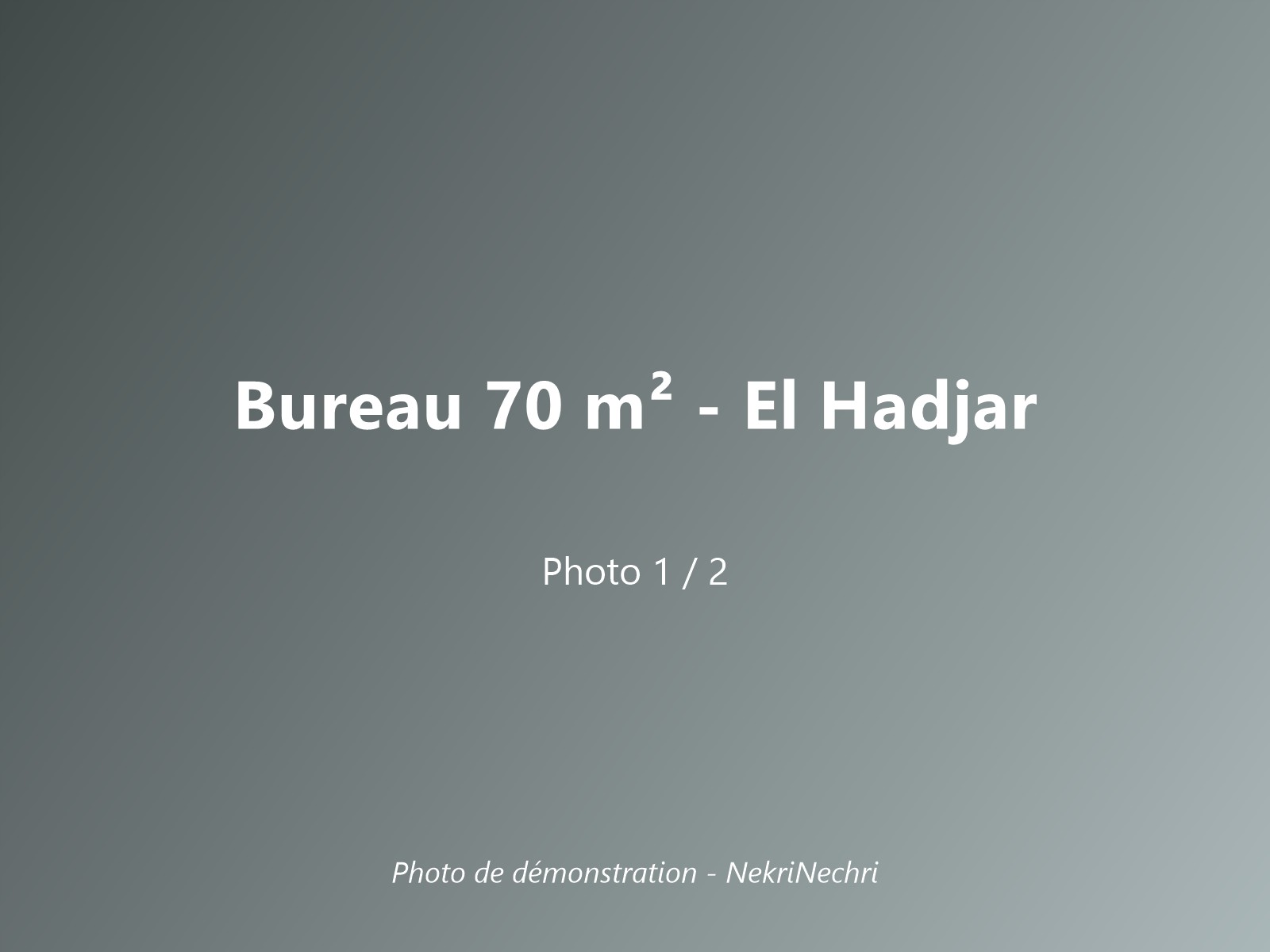 Bureau de 70 m² à El Hadjar