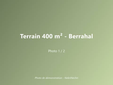 Terrain 400 m² à Berrahal