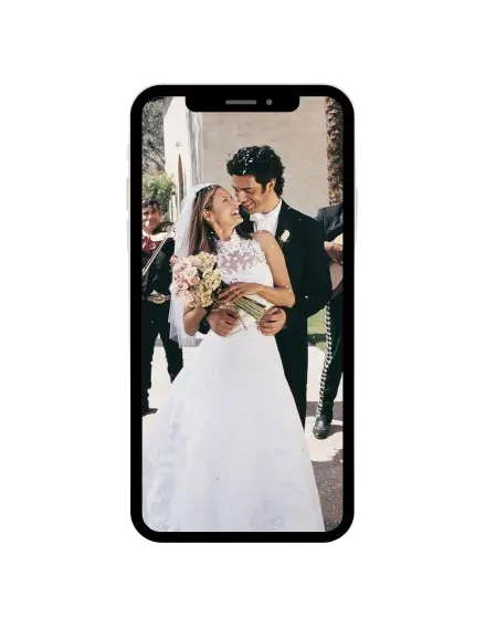 Invitados usando Moments by Windoe en una boda