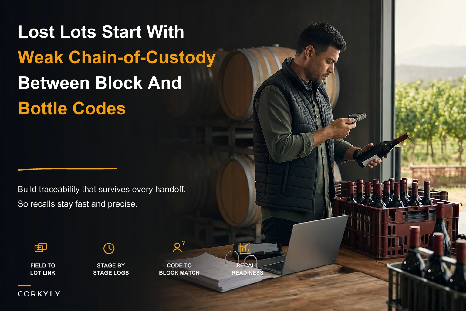 Block-to-bottle traceability: an operational playbook to stop lost lots and run fast recalls