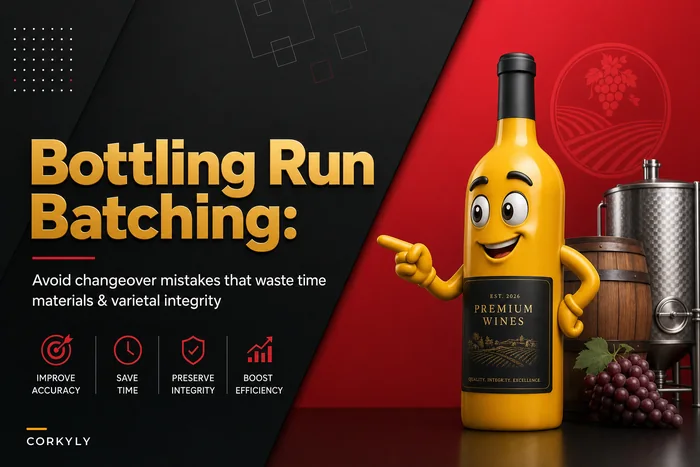 Bottling run batching: avoid changeover mistakes that waste time, materials and varietal integrity