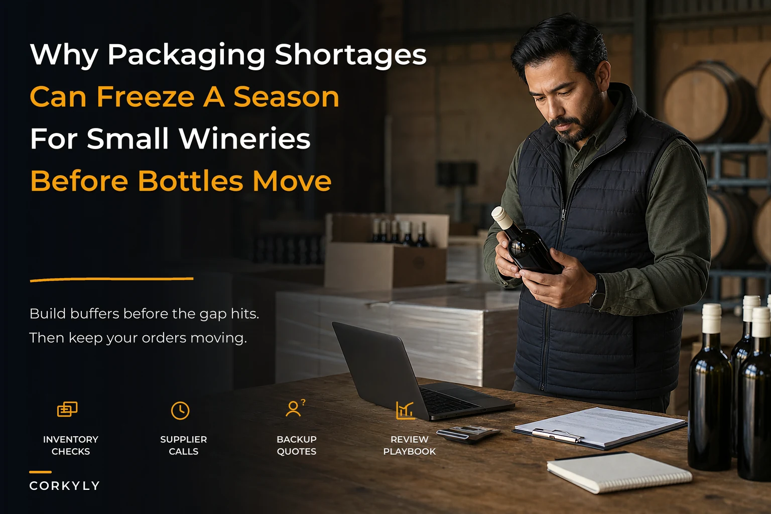 Don't let packaging shortages stall your season: a supply-chain resilience blueprint for wineries