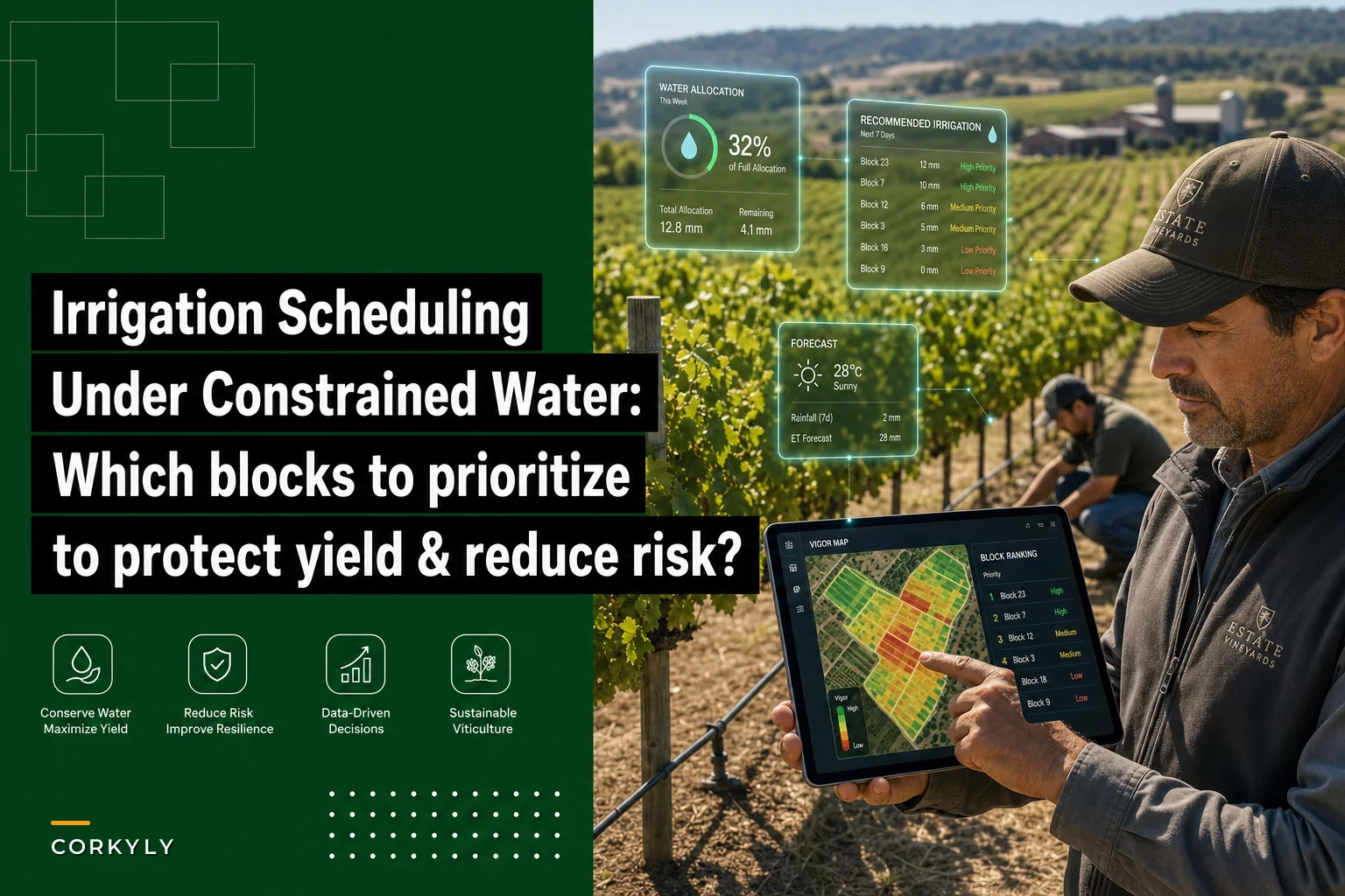 Irrigation Scheduling Under Constrained Water: A Block-Ranking Checklist to Protect Yield and Reduce Risk