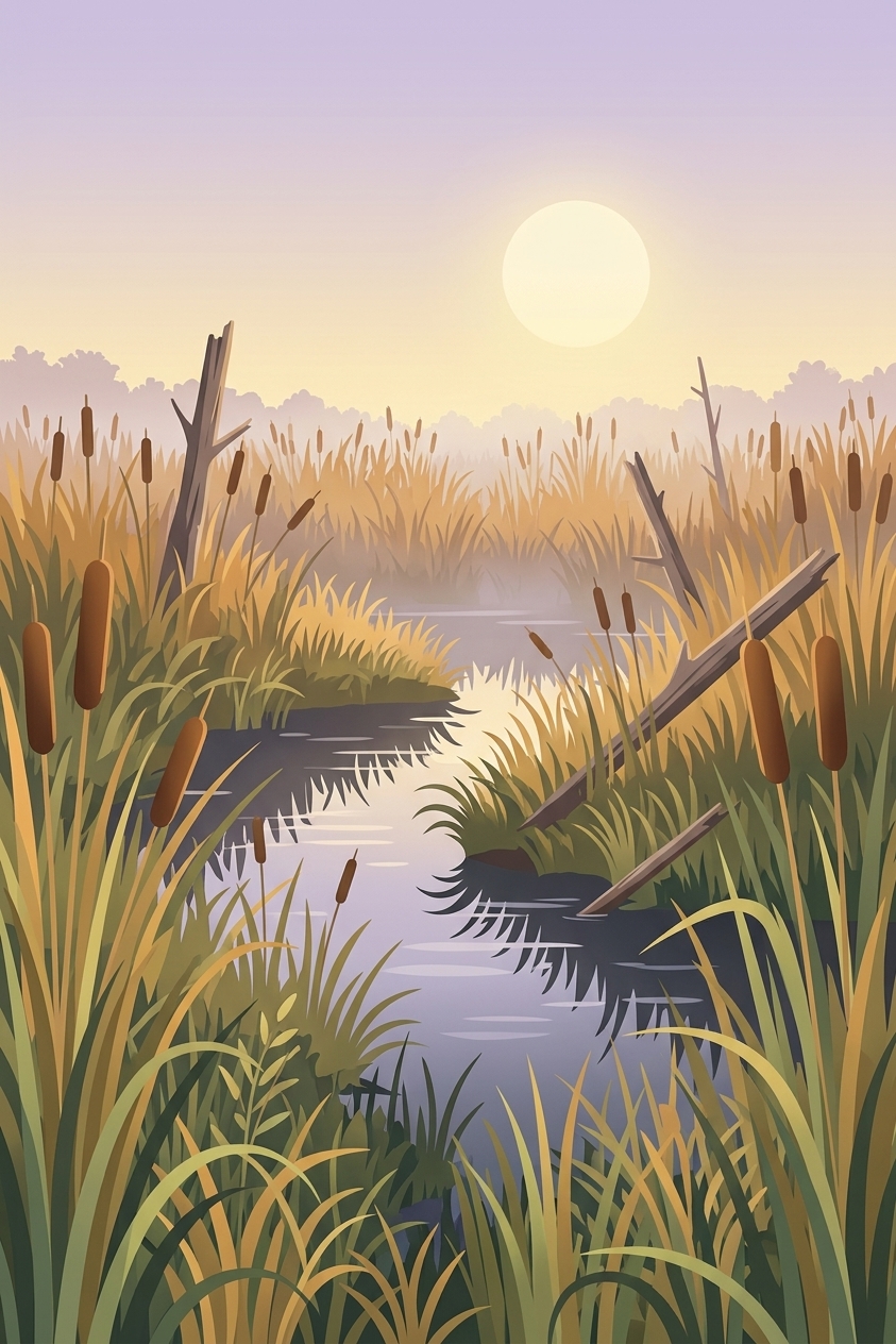 Marsh Secret Agents lesson habitat