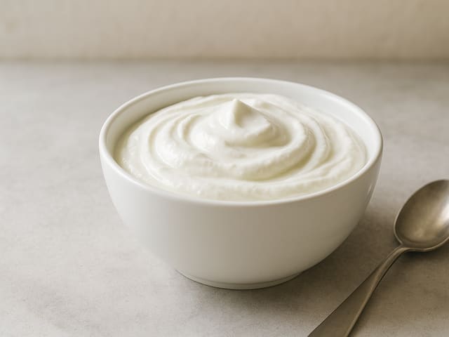 Plain Greek yogurt