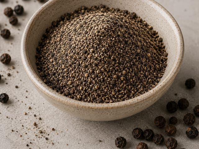 Black pepper (ground)
